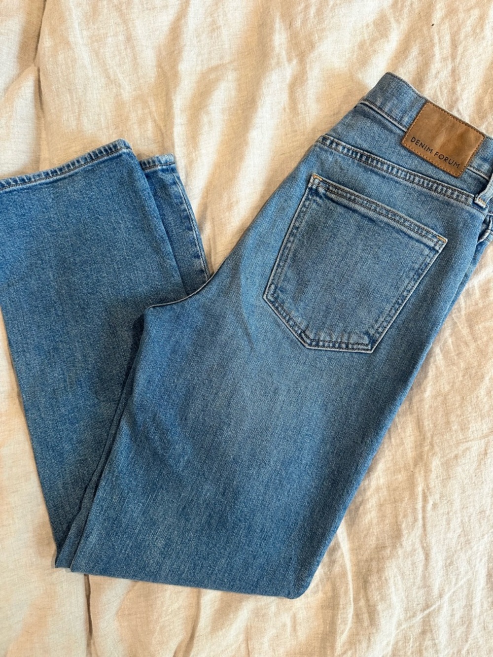 Aritzia Denim Forum Light Blue High-Rise Jeans - Picture 6 of 14